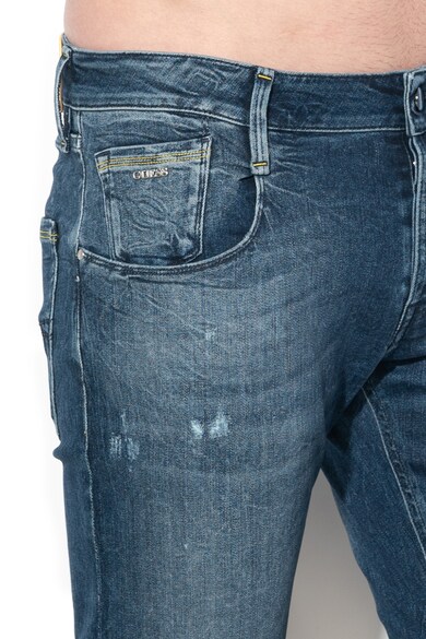 GUESS JEANS Blugi slim fit cu aspect deteriorat Barbati