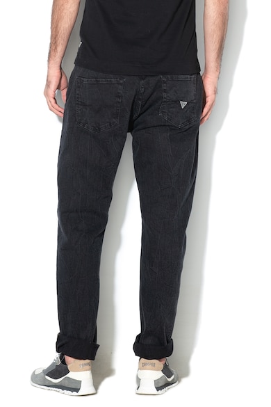 GUESS JEANS Blugi relaxed fit, cu croiala conica Jackson Barbati