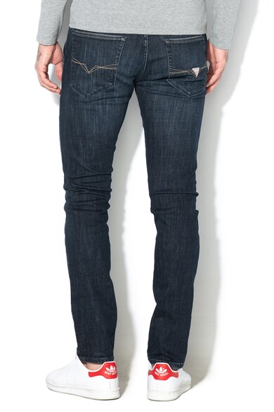 GUESS JEANS Blugi super skinny cu aspect decolorat Adam Barbati