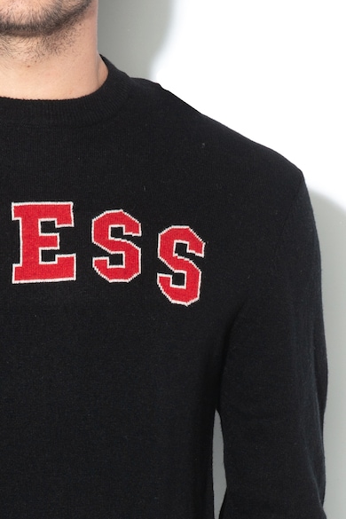 GUESS JEANS Пуловер с лого A Мъже