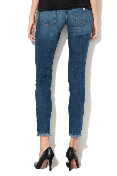 GUESS JEANS Bluza ultra skinny cu detalii deteriorate Femei