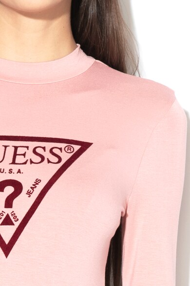 GUESS JEANS Body cu imprimeu logo Femei