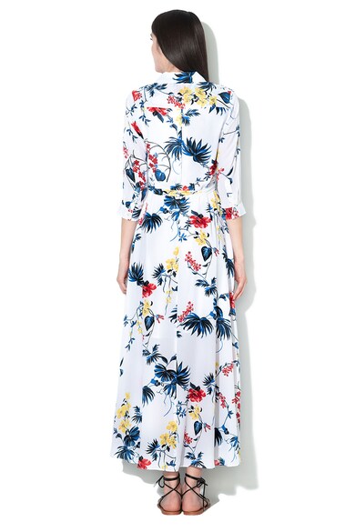 Banana Republic Rochie tip camasa cu imprimeu floral si croiala evazata Femei