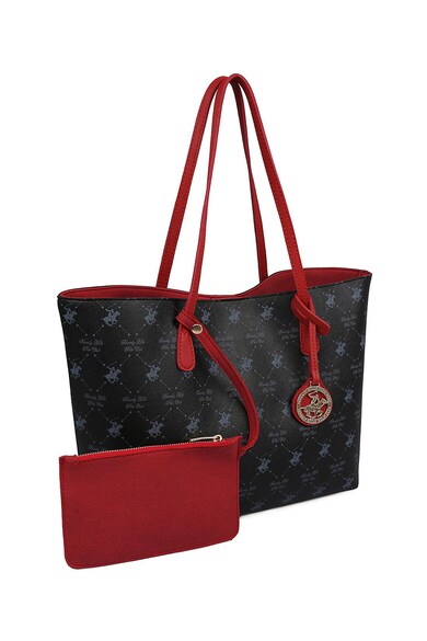 Beverly Hills Polo Club Geanta shopper de piele ecologica cu etui detasabil Femei