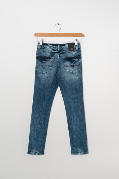 GUESS JEANS Skinny Fit farmernadrág mosott hatással Fiú