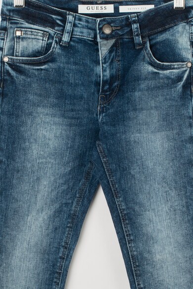 GUESS JEANS Skinny Fit farmernadrág mosott hatással Fiú