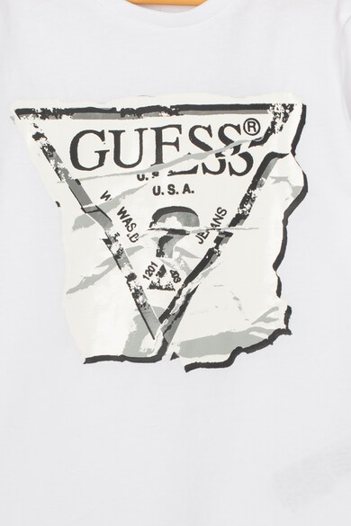 GUESS JEANS Tricou de bumbac cu imprimeu logo Baieti