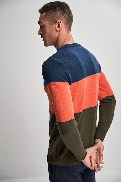 NEXT Пуловер с цветен блок Мъже