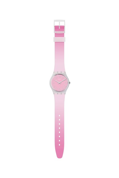 Swatch Ceas analog cu o curea de silicon Femei