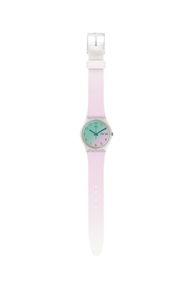 Swatch Ceas analog cu o curea de silicon Femei