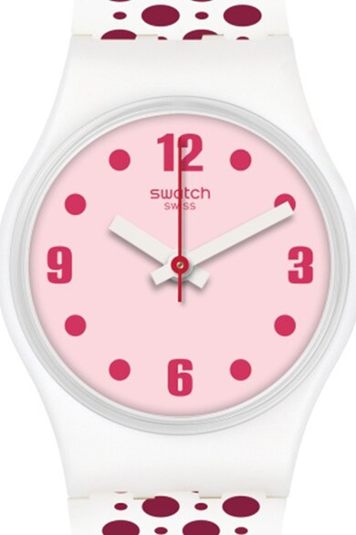 Swatch Ceas analog cu o curea de silicon Femei