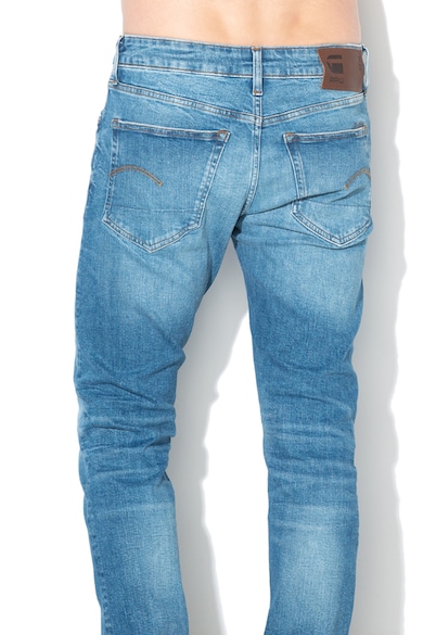 G-Star RAW Blugi slim fit cu aplicatie de piele in talie Barbati