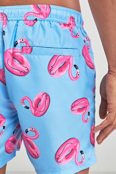 NEXT Pantaloni scurti de baie cu model flamingo Barbati