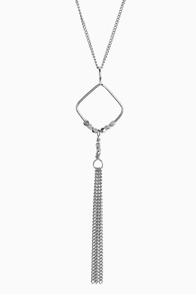 NEXT 925 Sterling ezüst nyaklánc fémbojtos medállal női