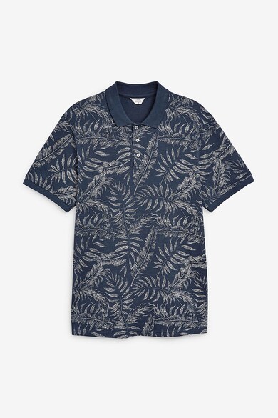 NEXT Tricou polo regular fit cu model tropical Barbati