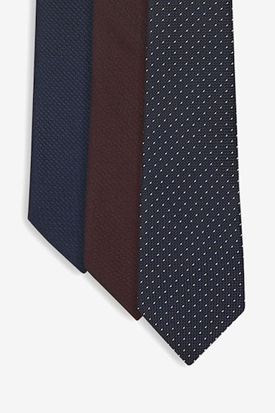 NEXT Set de cravate cu diverse imprimeuri - 3 piese Barbati