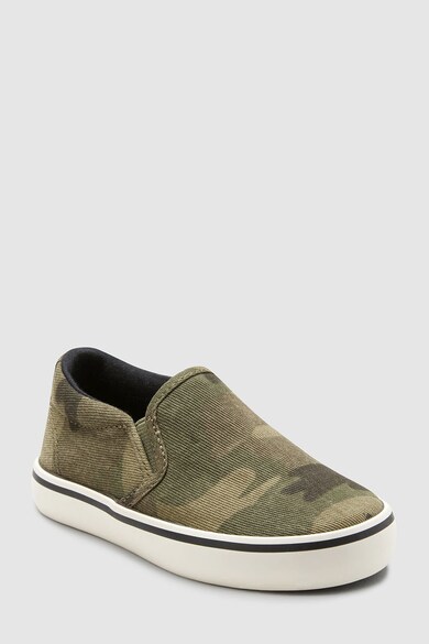 NEXT Pantofi slip-on cu imprimeu camuflaj Baieti