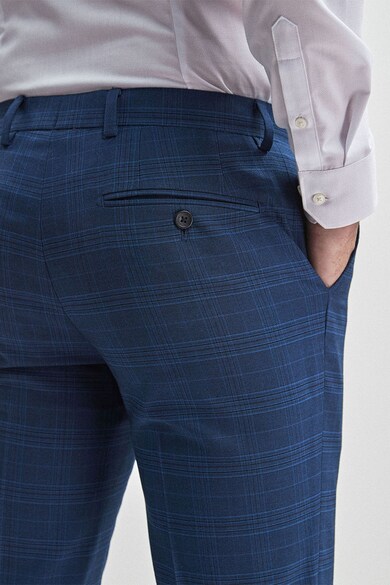 NEXT Pantaloni eleganti regular fit cu model in carouri Barbati
