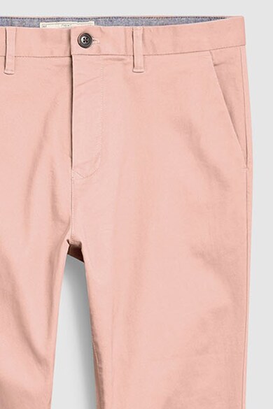 NEXT Pantaloni chino slim fit din material elastic Barbati