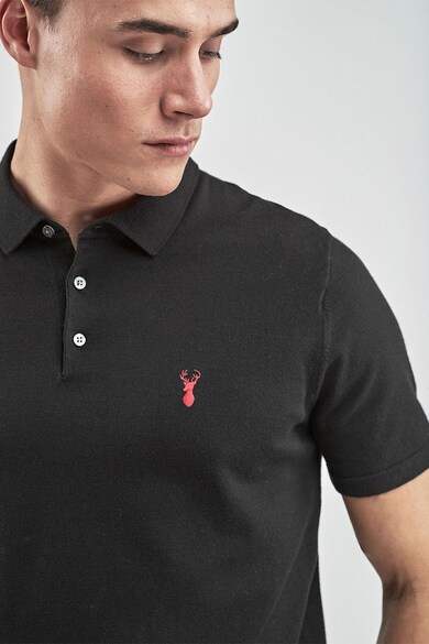 NEXT Tricou polo din tricot fin Barbati