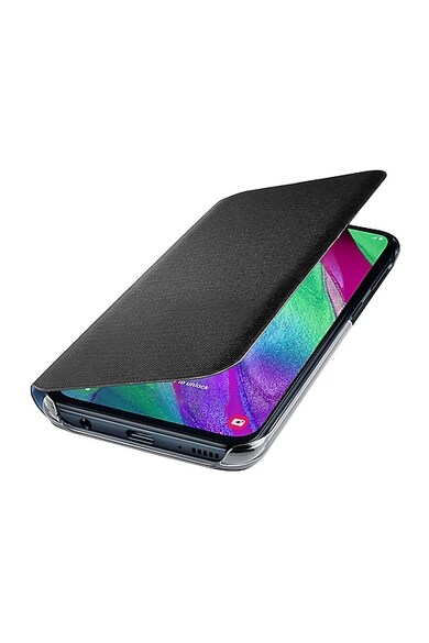 Samsung Husa de protectie  Wallet Cover pentru Galaxy A40 (2019), Black Femei