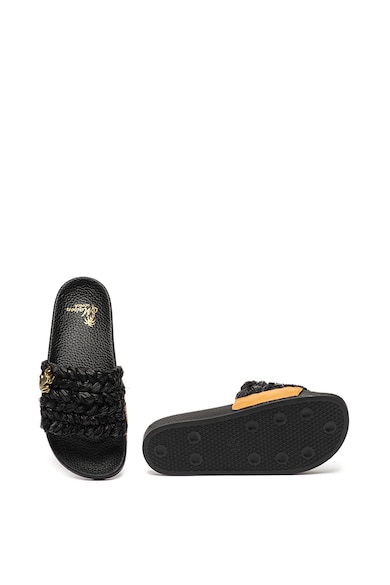 Scotch & Soda Papucs szövött raffia részlettel női