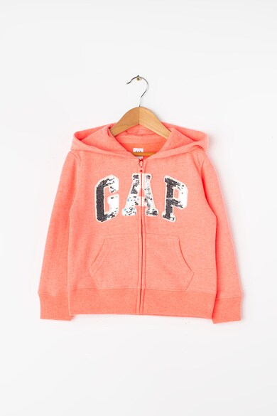 GAP Hanorac cu imprimeu logo si captuseala din fleece 1 Fete