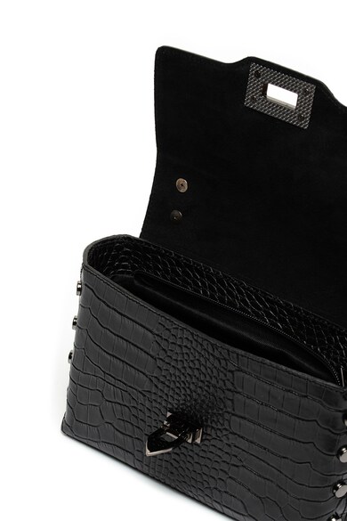 Chiara Canotti Geanta crossbody de piele, cu model crocodil Femei