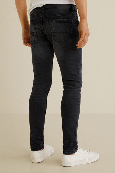 Mango Blugi skinny cu aspect decolorat Jude Barbati