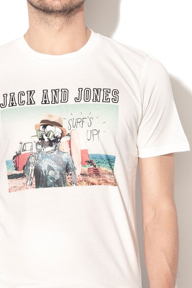 Jack & Jones Mondane mintás szűk fazonú póló férfi