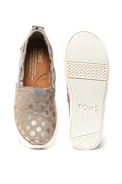 TOMS Pantofi slip-on tip espadrile cu buline Bimini Fete