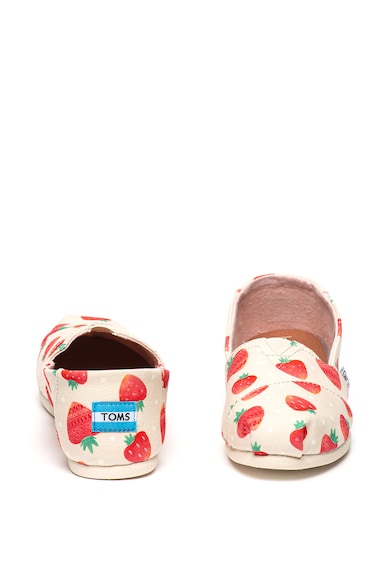 TOMS Classic bebújós cipő epres mintával női