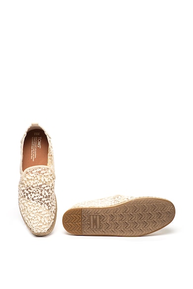 TOMS Pantofi slip on tip espadrile, din material textil Deconstructed Alpargata Femei