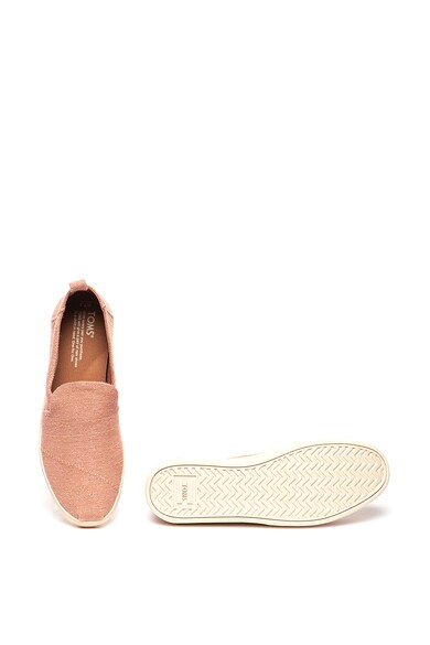 TOMS Pantofi slip on cu insertii cu fir stralucitor Deconstructed Alpargata Femei