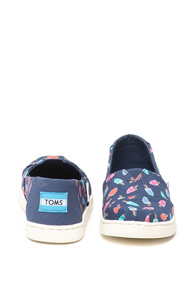 TOMS Classic mintás bebújós cipő Lány