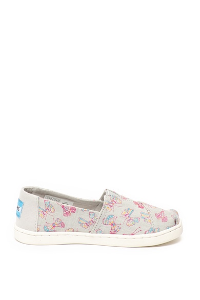 TOMS Pantofi slip-on cu imprimeu fluture Classic Fete