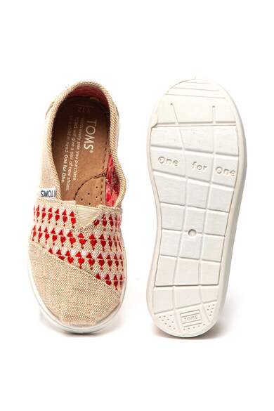 TOMS Pantofi slip-on de panza cu broderii Fete