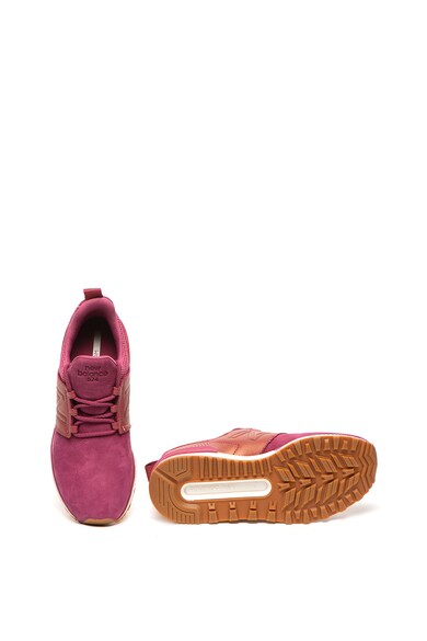 New Balance Pantofi sport slip-on de piele si plasa, cu FreshFoam 574 Femei