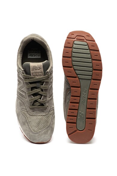 New Balance Pantofi sport de piele intoarsa si material textil 996 Barbati