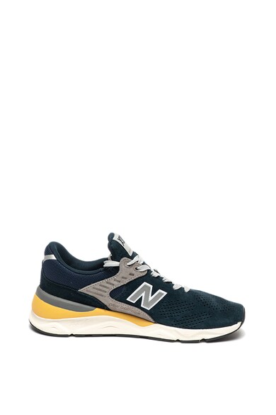 New Balance Pantofi sport slip-on cu insertii de piele intoarsa X-90 Barbati