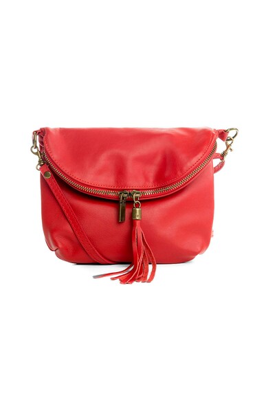 Lucca Baldi Geanta crossbody de piele cu accesoriu canaf Cetona Femei