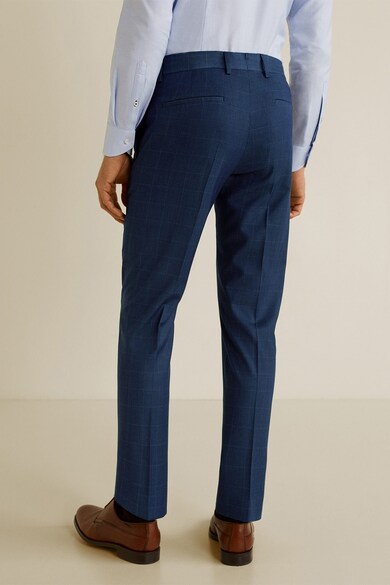 Mango Pantaloni eleganti super slim fit cu model discret Paulo Barbati