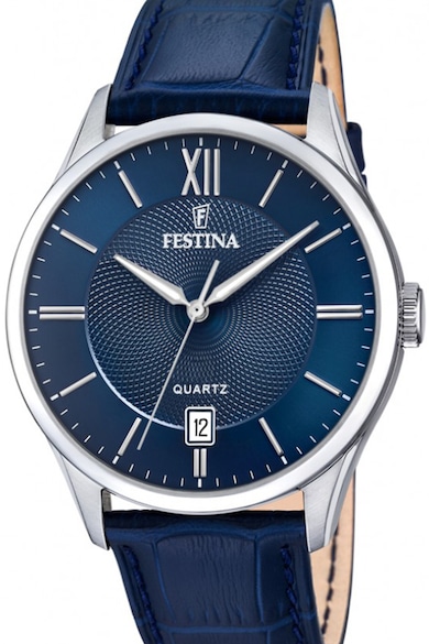 Festina Часовник с кожена каишка Мъже