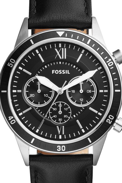 Fossil Часовник с кожена каишка Мъже