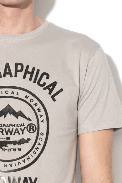 Geographical Norway Tricou cu imprimeu logo Jiday Barbati