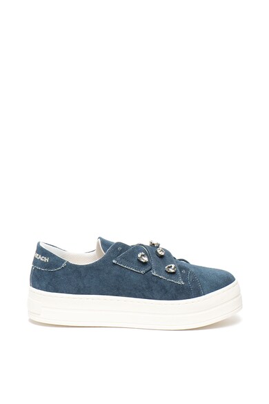 Silvian Heach Pantofi flatform cu aspect de denim si aplicatii de paiete Pocoata Femei