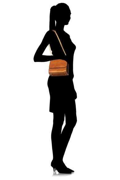 Francesca Rossi Keresztpántos műbőr táska láncos pánttal női