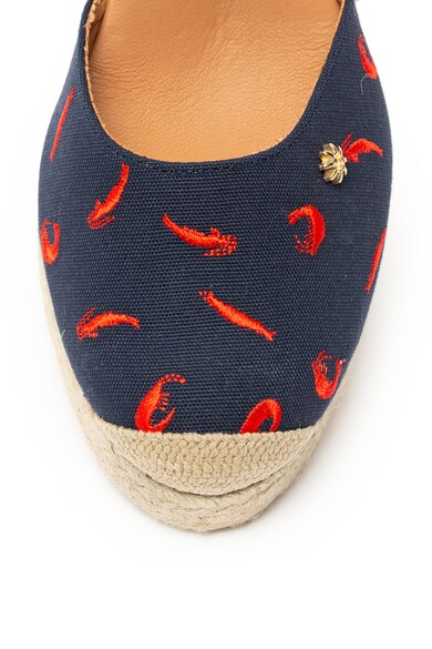 La Siesta Sandale wedge tip espadrile Gambas Femei