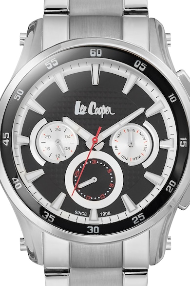 Lee Cooper Ceas cu functii multiple si bratara metalica Barbati