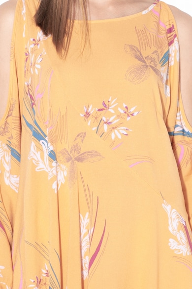 Free People Rochie mini cu imprimeu floral si decupaje pe umeri Femei